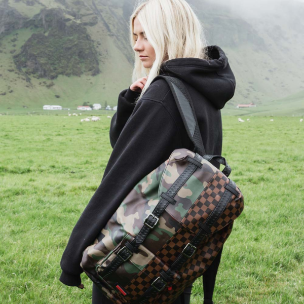 Balo Sprayground Checkerboard Cover 'Camo' W0645702