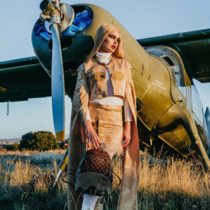 Balo Sprayground Golden Beaded Shark Mouth 'Brown' W0815712