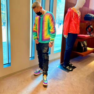 Giay Nike Air Force 1 Low x Undefeated 'Celestine Blue' DV5255-500