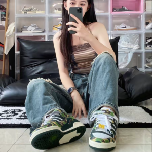 Giay Adidas Forum Low 84 x BAPE '30th Anniversary Green' ID4771