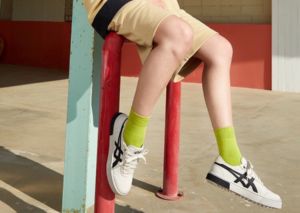 Giay Asics Court Trail 'Cream Black' 1203A364-021