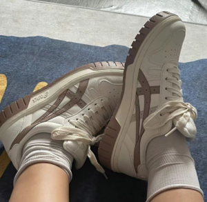 Giay Asics Court MZ Retro Casual 'White Brown' 1203A127-105