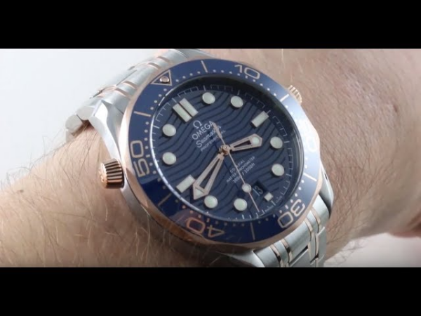 Đồng Hồ Omega Diver 300M Automatic 'Blue' 210-20-42-20-03-002 - Ảnh 2
