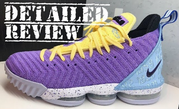 Giày Nike LeBron 16 'Lakers Heritage' CK4765-500 - Ảnh 6
