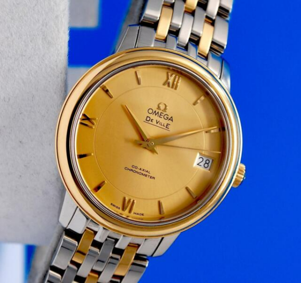Đồng Hồ Omega De Ville Prestige 'Gold' 424-20-33-20-08-001 - Ảnh 3