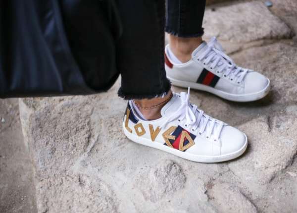 Giày Gucci Ace 'Loved'  497090 DOPE0 9095 - Ảnh 4