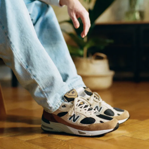 Alternative view of Giày New Balance 991 Made In England 'Cappucino' M991SBN