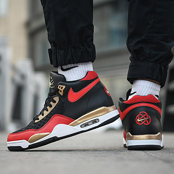 Giày Nike Flight Legacy Black Red Gold DD8493-091 - Ảnh 5