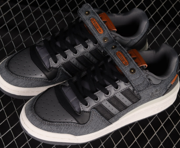 Giày Adidas Forum Low 'Dark Grey' HQ6335 - Ảnh 7