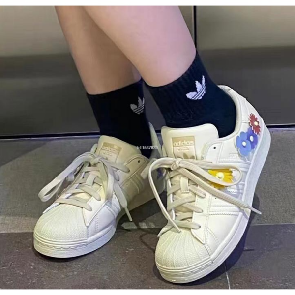 Giày Adidas Superstar 'Beige' GX2171 - Ảnh 2