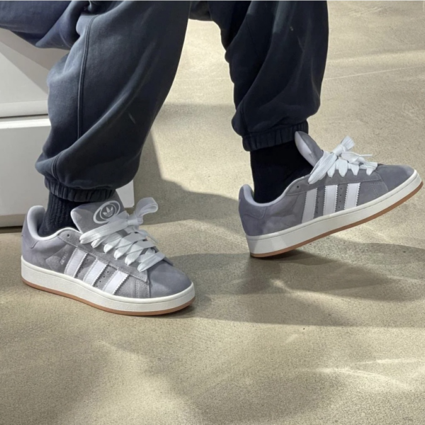 Giày Adidas Campus 00s 'Grey Cloud White' HQ8707 - Ảnh 3