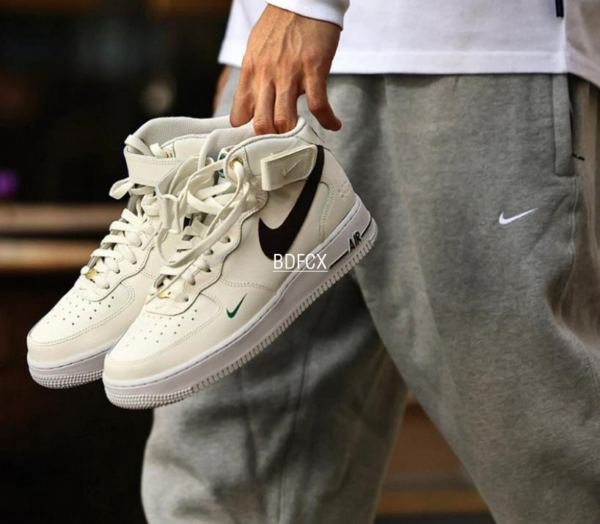 Giày Nike Air Force 1 Mid '07 LV8 'White Brown Basalt' DR9513-100 - Ảnh 6