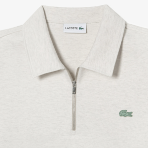 Ao Lacoste Color Croc Collar Half Zip-up Sweatshirt 'Beige' SH222E-53G-CB8