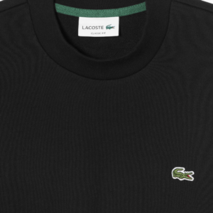 Ao Lacoste Classic Fit Crew Neck Fleece Sweatshirt 'Black' SH2564-53G-031