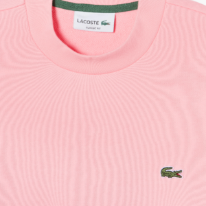 Ao Lacoste Classic Fit Crew Neck Fleece Sweatshirt 'Pink' SH2564-53G-KF9