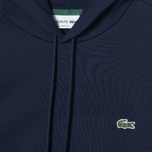 Ao Lacoste Organic Cotton Kangaroo Pocket Sweatshirt 'Blue' SH2567-53G-166