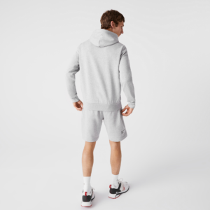 Ao Lacoste Organic Cotton Kangaroo Pocket Sweatshirt 'Gray' SH2567-53G-CCA