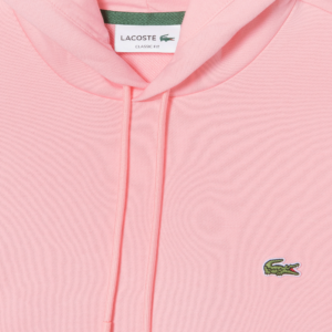 Ao Lacoste Organic Cotton Kangaroo Pocket Sweatshirt 'Pink' SH2567-53G-KF9