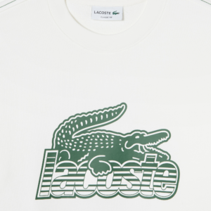 Ao Lacoste Round Neck Fleece Sweatshirt 'Cream' SH5087-53G-70V