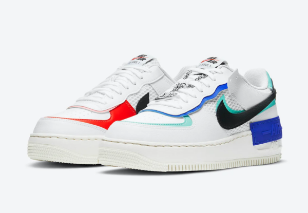 Giày Nike Air Force 1 Shadow 'White Multi-Color' DH1965-100 - Ảnh 9