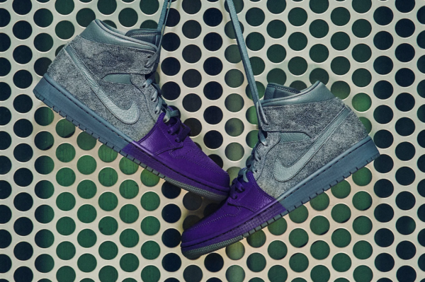 Giày Nike Sheila Rashid x Air Jordan 1 Mid 'UNITE' CW5897-005 - Ảnh 6