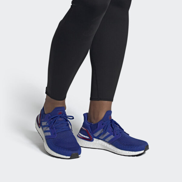 Giày Adidas UltraBoost 20 'Royal Blue Scarlet' EG0758 - Ảnh 2