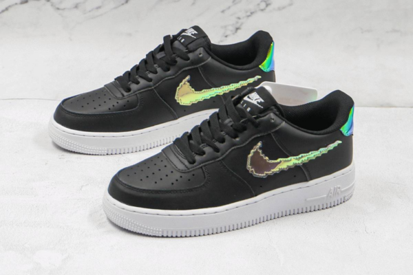 Giày Nike Air Force 1 LV8 GS 'Digital Swoosh Black' CW1577-002 - Ảnh 5