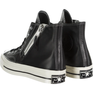Giay Converse Chuck 70 Side Zip High 'Black Egret' 166721C