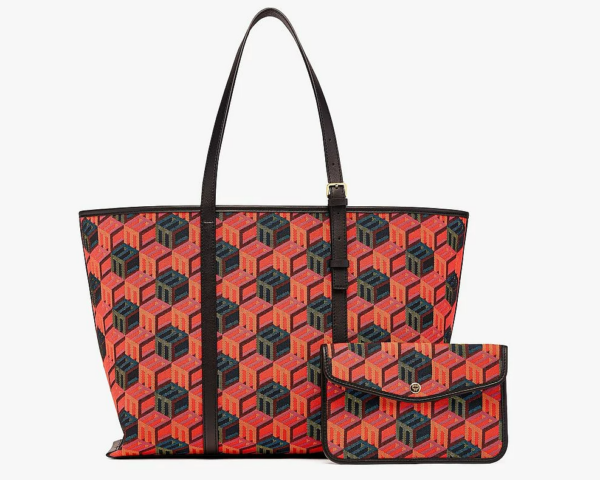 Túi MCM Shopper in Cubic Monogram Jacquard MWPCSCK01MT001 - Ảnh 2