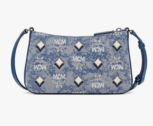 Túi MCM Shoulder Bag in Vintage Jacquard Monogram MWSBATQ01LU001 - Ảnh 2