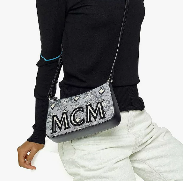 Túi MCM Shoulder Bag in Vintage Jacquard Monogram MWSBATQ01EG001 - Ảnh 6
