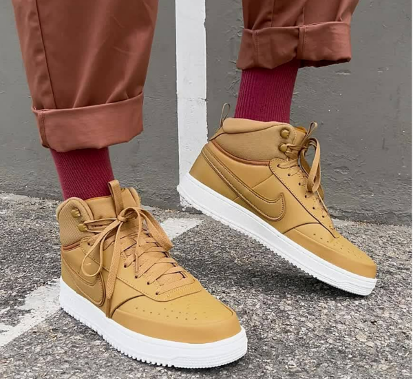 GIày Nike Court Vision Mid Winter 'Elemental Gold' DR7882-700 - Ảnh 4
