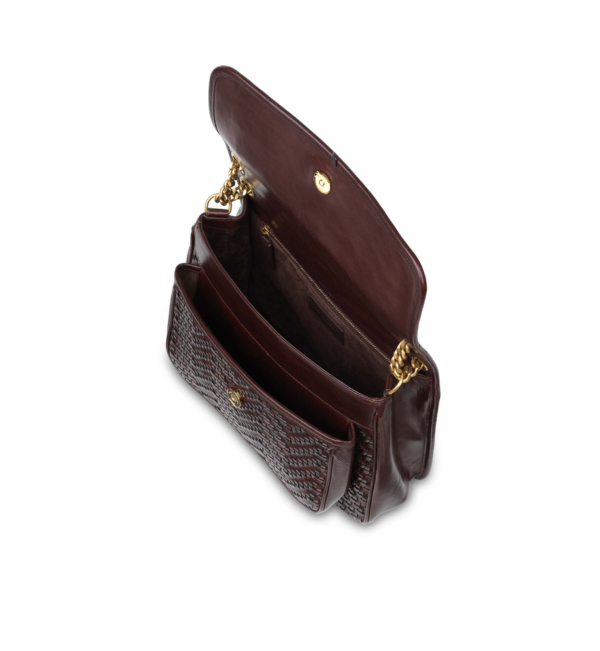 Túi Saint Laurent Ladies Niki Medium Woven 'Brown' 633158-10F1W-2549 - Ảnh 2