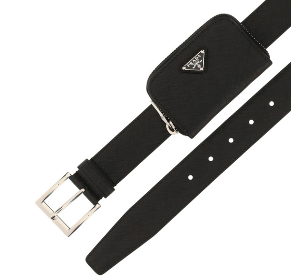Thắt Lưng Prada Saffiano 'Black' 2CM235-053-F0002 - Ảnh 5