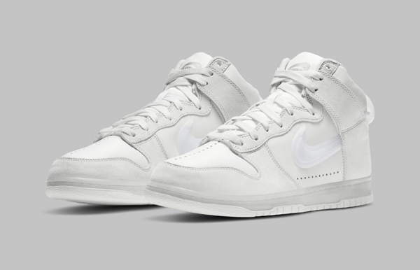 Giày Nike Slam Jam x Dunk High 'White Platinum' DA1639-100 - Ảnh 5