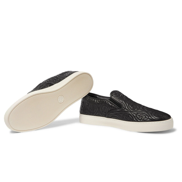 Giày Gucci G Rhombus Slip-On 'Black Quilted' 598868-0R0B0-1075 - Ảnh 5