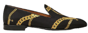 Giày Versace La Greca Chain Print Slippers Print 1003792-1A02683-5B000