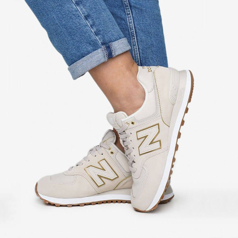 Giày New Balance Wmns 574 'Light Grey' WL574SOA - Ảnh 5