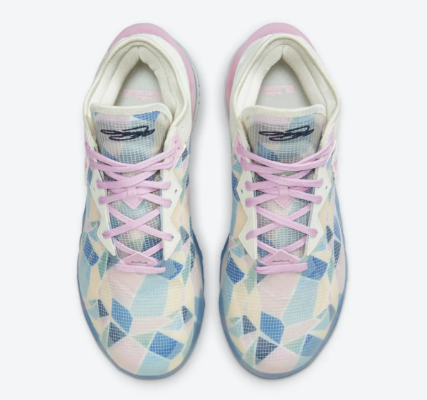 Giày Nike LeBron 18 Low EP x atmos 'Sakura' CV7564-101 - Ảnh 5