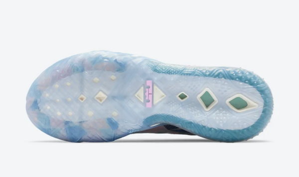 Giày Nike LeBron 18 Low EP x atmos 'Sakura' CV7564-101 - Ảnh 8