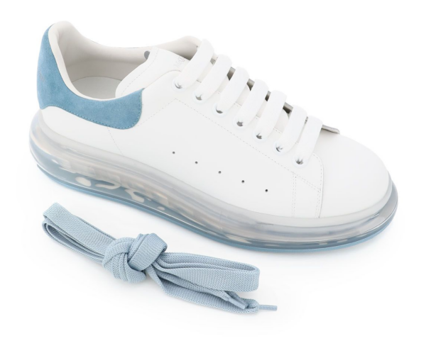 Giày Alexander McQueen Oversized Sneaker 'Translucent Corn Blue' 604232-WHXMA-9128 - Ảnh 4
