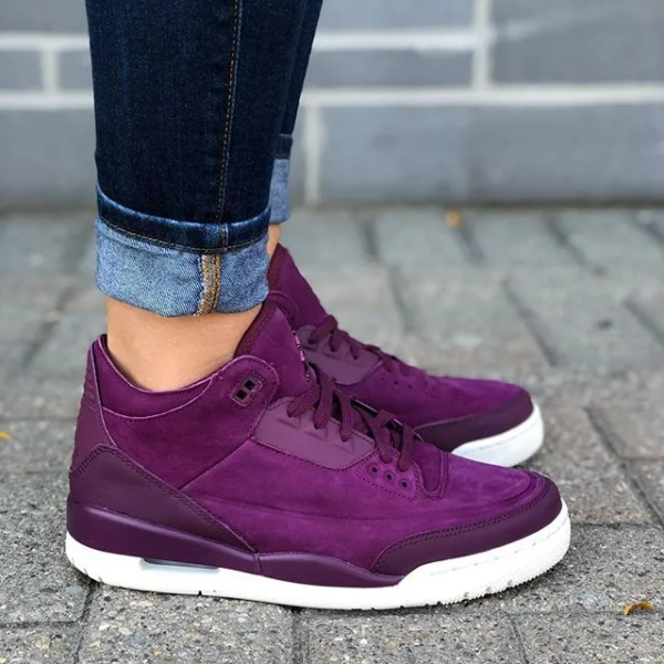 Giày Nike Wmns Air Jordan 3 Retro 'Bordeaux' AH7859-600 - Ảnh 3