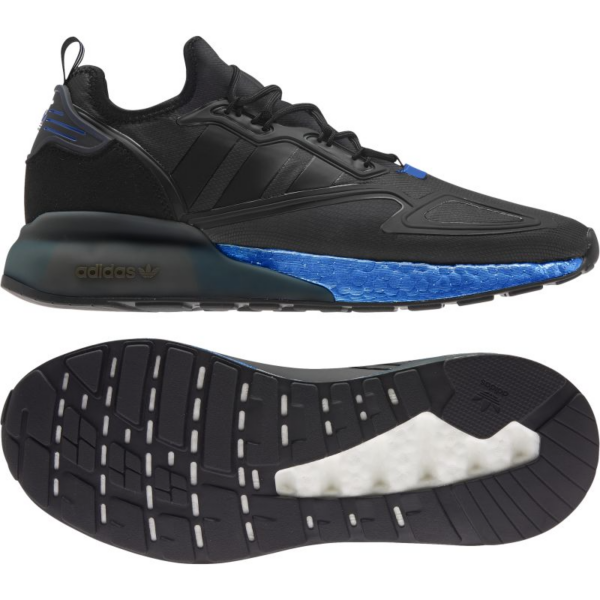Giày Adidas ZX 2K Boost 'Black Glow Blue' FX7029 - Ảnh 2