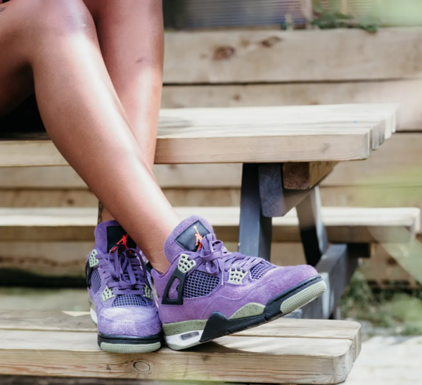 Giày Nike Air Jordan 4 Retro (W) 'Canyon Purple' AQ9129-500 - Ảnh 4