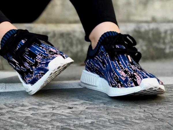 Giày Adidas Sneakersnstuff x NMD R1 Primeknit 'Datamosh 2.0' DB2842 - Ảnh 4