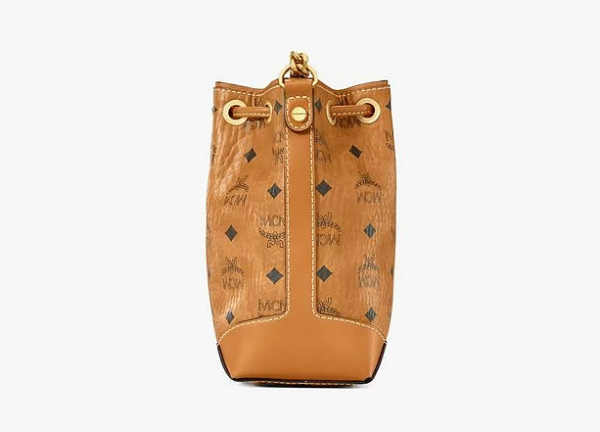 Túi MCM Soft Berlin Drawstring Bag Visetos Cognac MWDAABF03CO001 - Ảnh 2