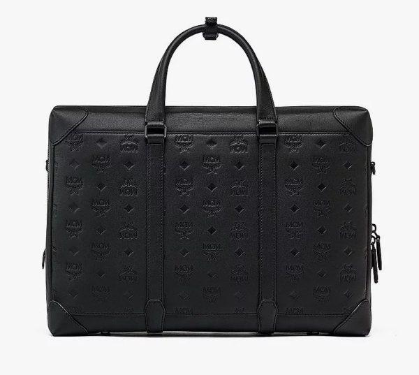 Túi MCM Soft Berlin Tote in Monogram Leather MMTCSBF01BK001 - Ảnh 2