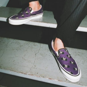 Alternative view of Giày Vans Wacko Maria x OG Classic Slip-On 'Purple Records' VN0A45JK596