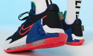 Giay Nike LeBron Witness 6 GS 'Black Royal Siren Red' DD0423-005