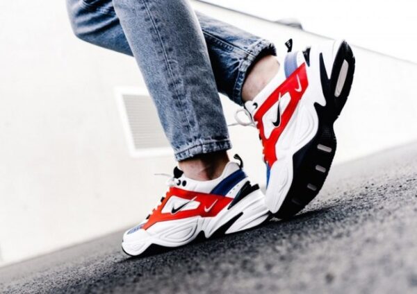Giày Nike M2K Tekno White 'Black Orange' AO3108-101 - Ảnh 5